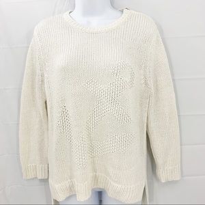 Ann Taylor Anchor Knit Sweater
